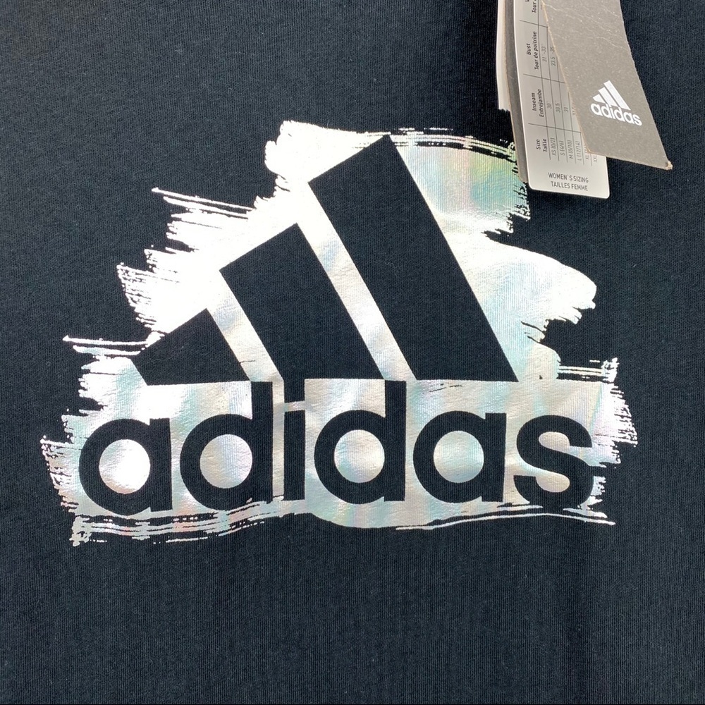 Women’s Adidas Black Tee - Picture 3 of 4